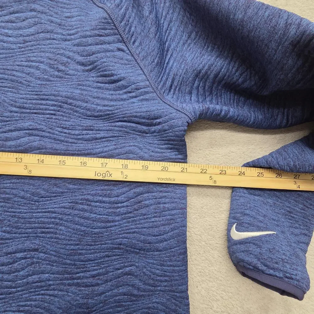 Nike Tour Men's Dri-FIT Golf Crew M Blue Pullover Moisture Wicking Sweatshirt